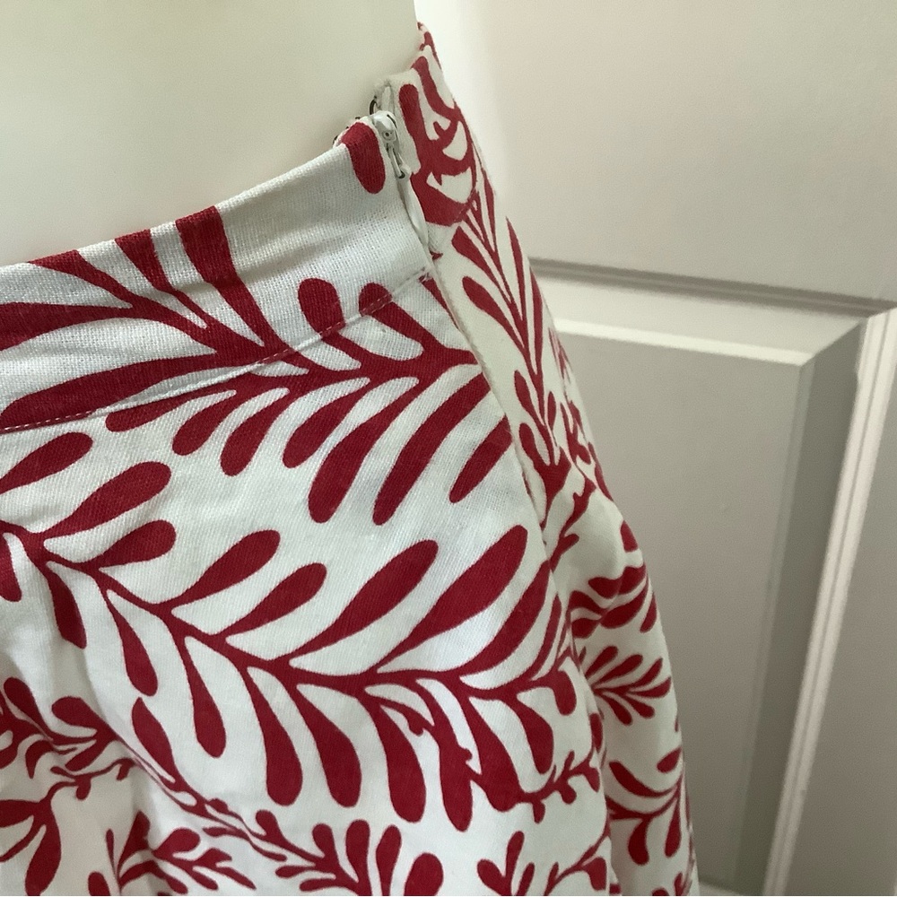 Who What Wear Red and White A-Line Skirt size 12 NWT. - Picture 8 of 10